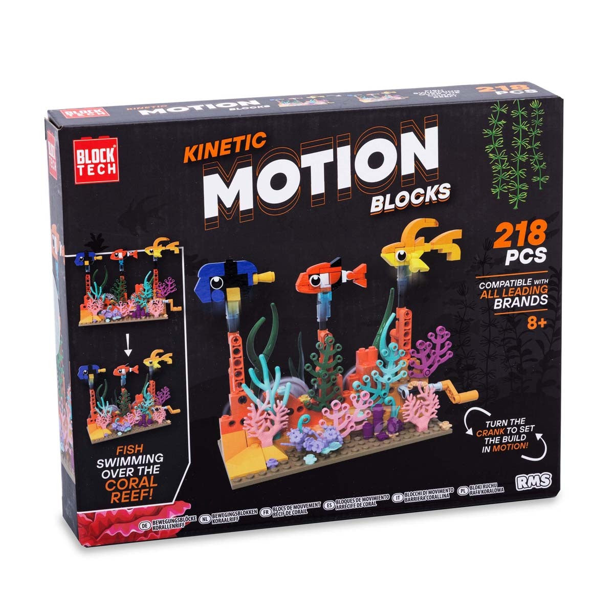 Block Tech Kinetic Motion Construction Set (Styles Vary)