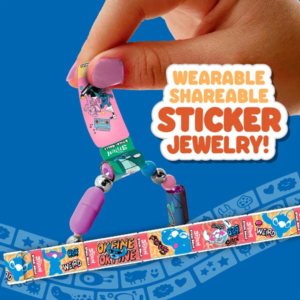 Homemade Sticker Book Sticki Rools Sticki Rolls Disney Stitch Sticker Jewellery Making Set – The ...