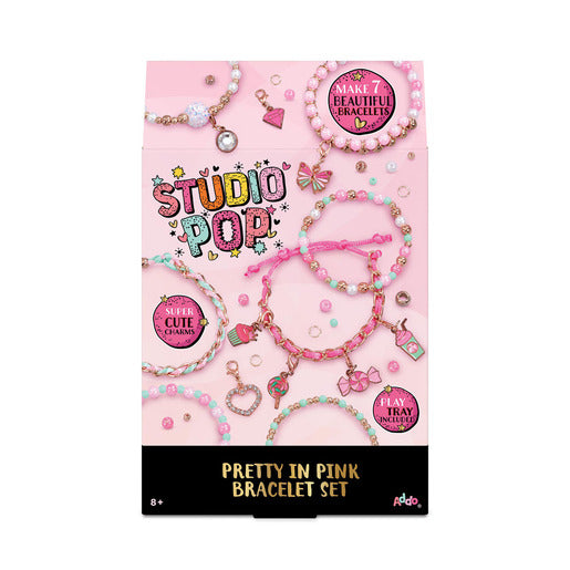 Studio Pop Pretty in Pink Bracelet Craft Set