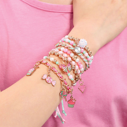 Studio Pop Pretty in Pink Bracelet Craft Set