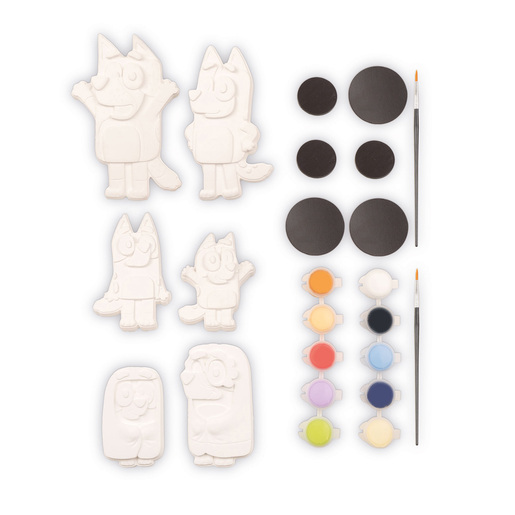 Bluey Paint Your Own Figurine Magnets Craft Set