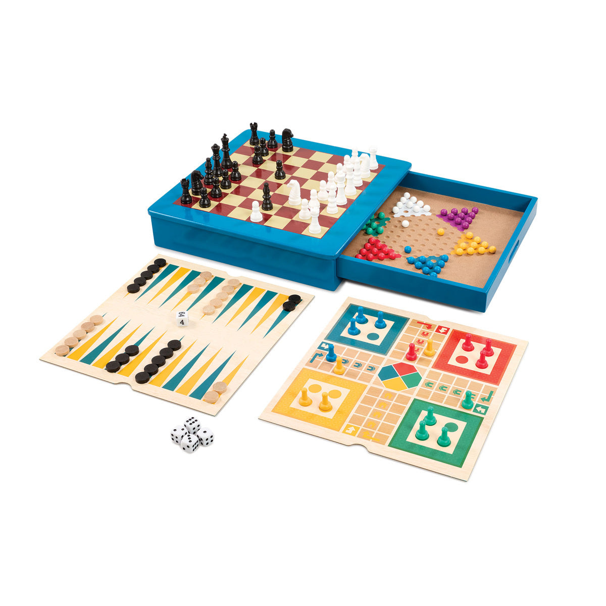 Addo Games Wooden 10in1 Classic Games