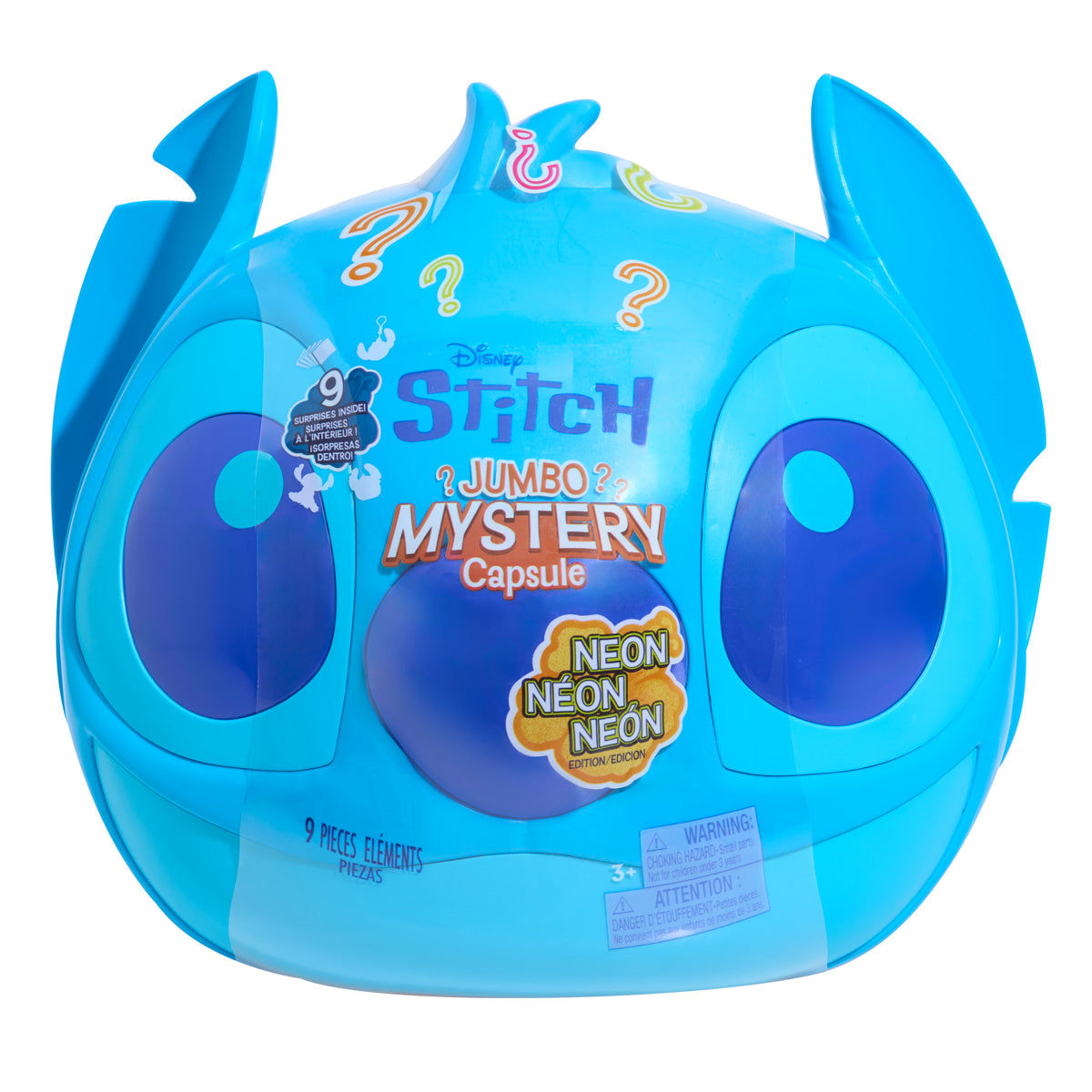 Disney Stitch Jumbo Neon Mystery Capsule (Styles Vary)