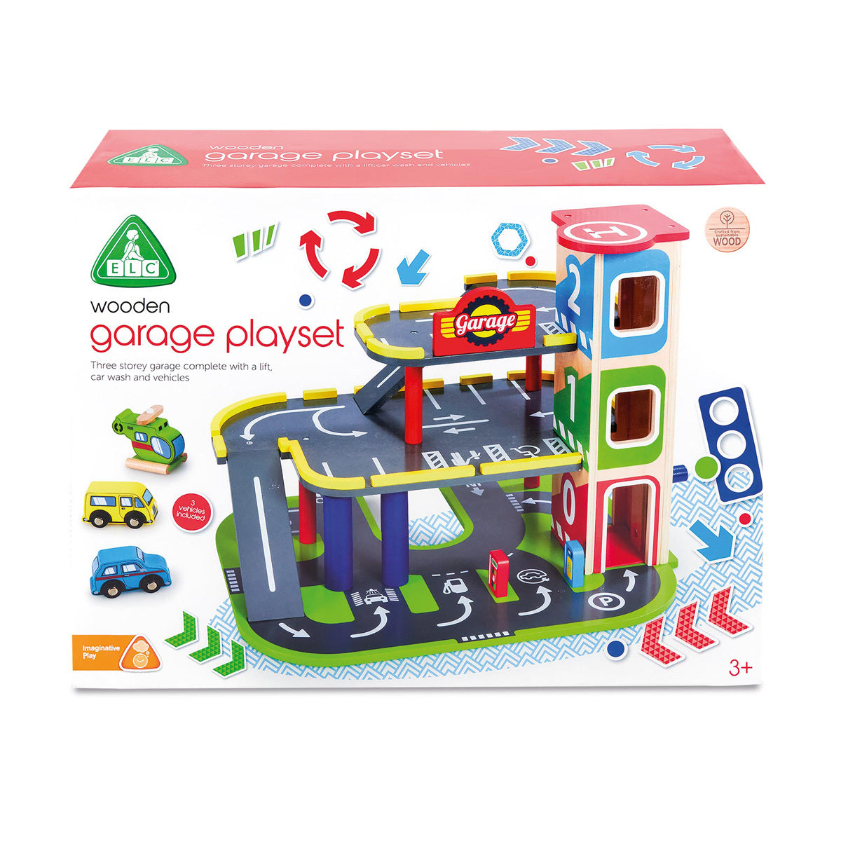 Early Learning Centre Wooden Garage Playset