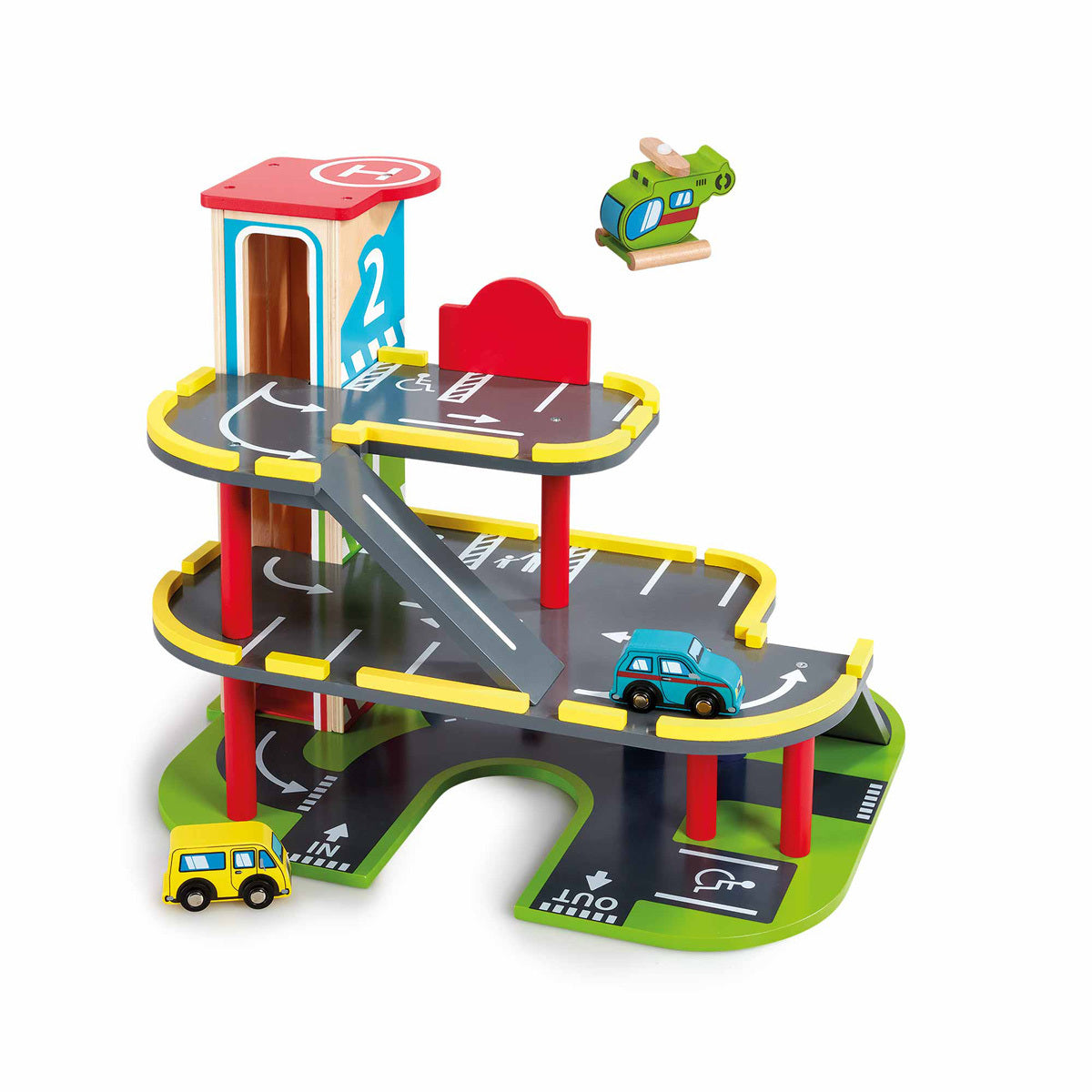 Early Learning Centre Wooden Garage Playset