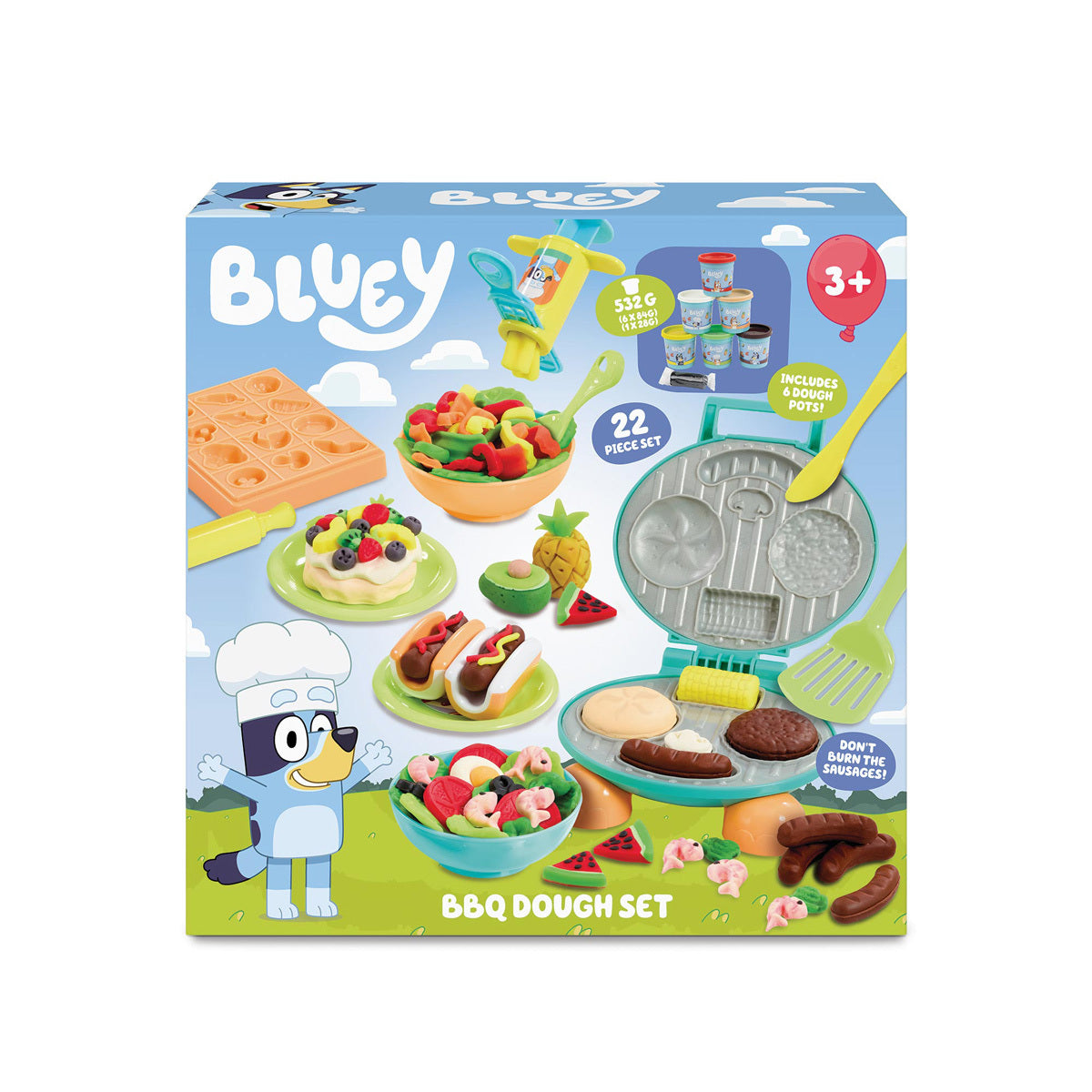 Bluey BBQ Dough Playset