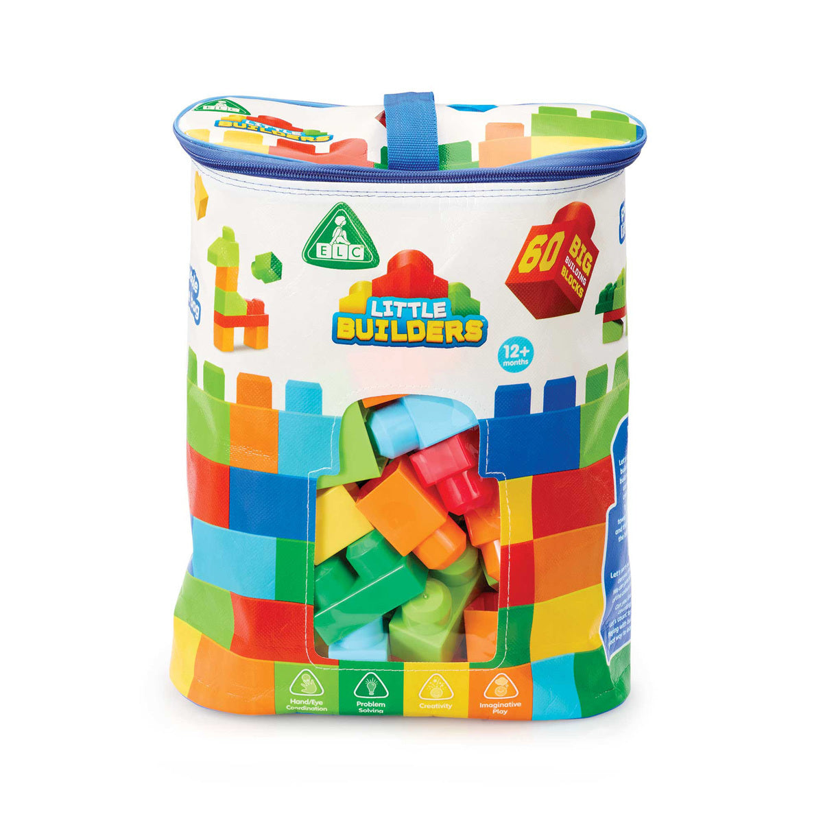 Early Learning Centre Little Builders 60 Big Building Blocks Bright