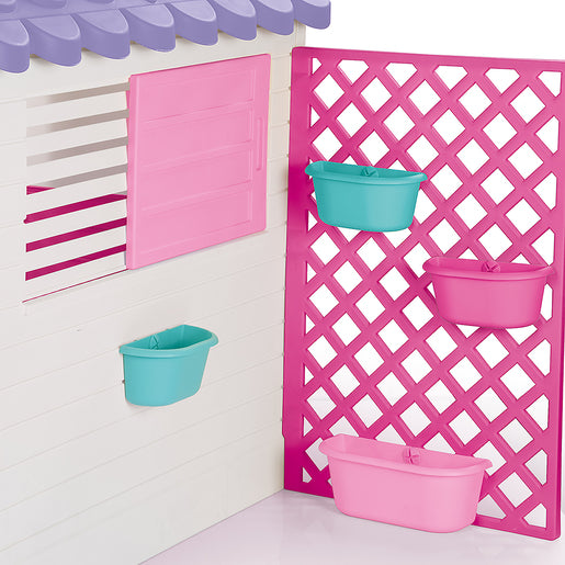 Dolu Pink and Purple Playhouse with Electronic Doorbell