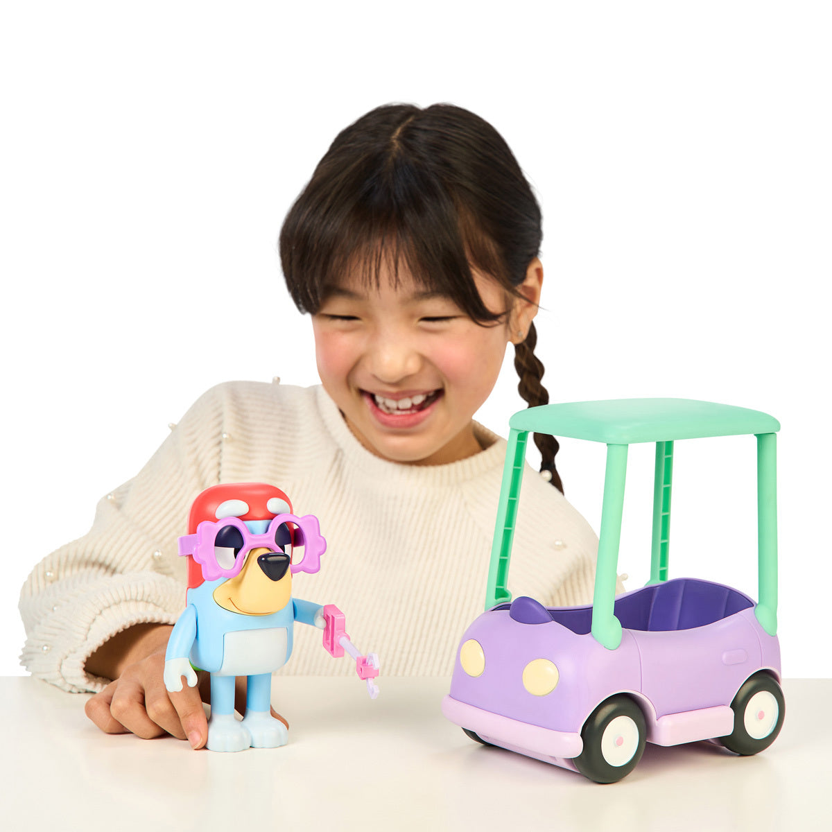 Bluey Grannies Car Playset Chat Mates