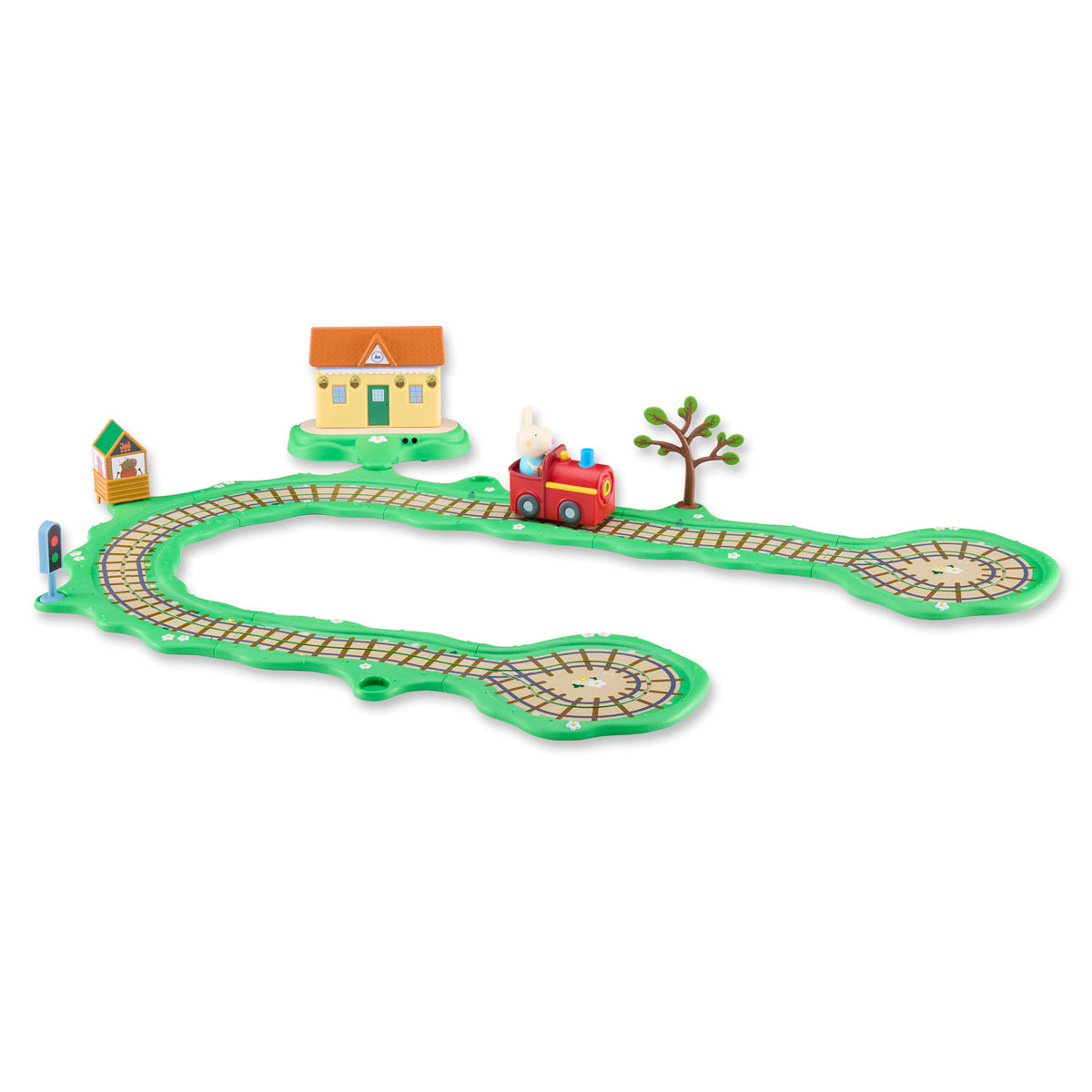 Peppa Pig Clickety Clack Train Track Playset Whizz Around – The ...