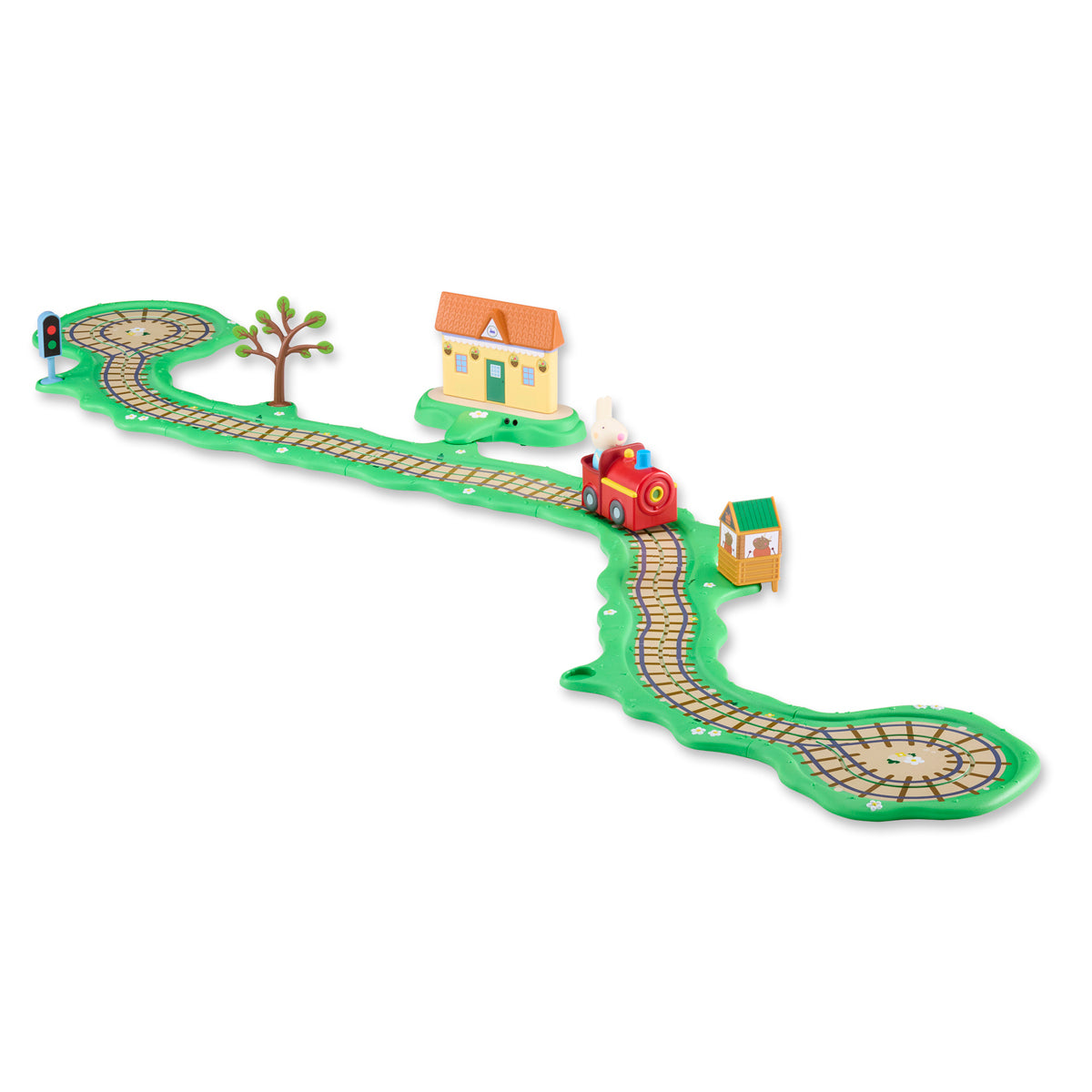 Peppa Pig Clickety Clack Train Track Playset Whizz Around – The ...