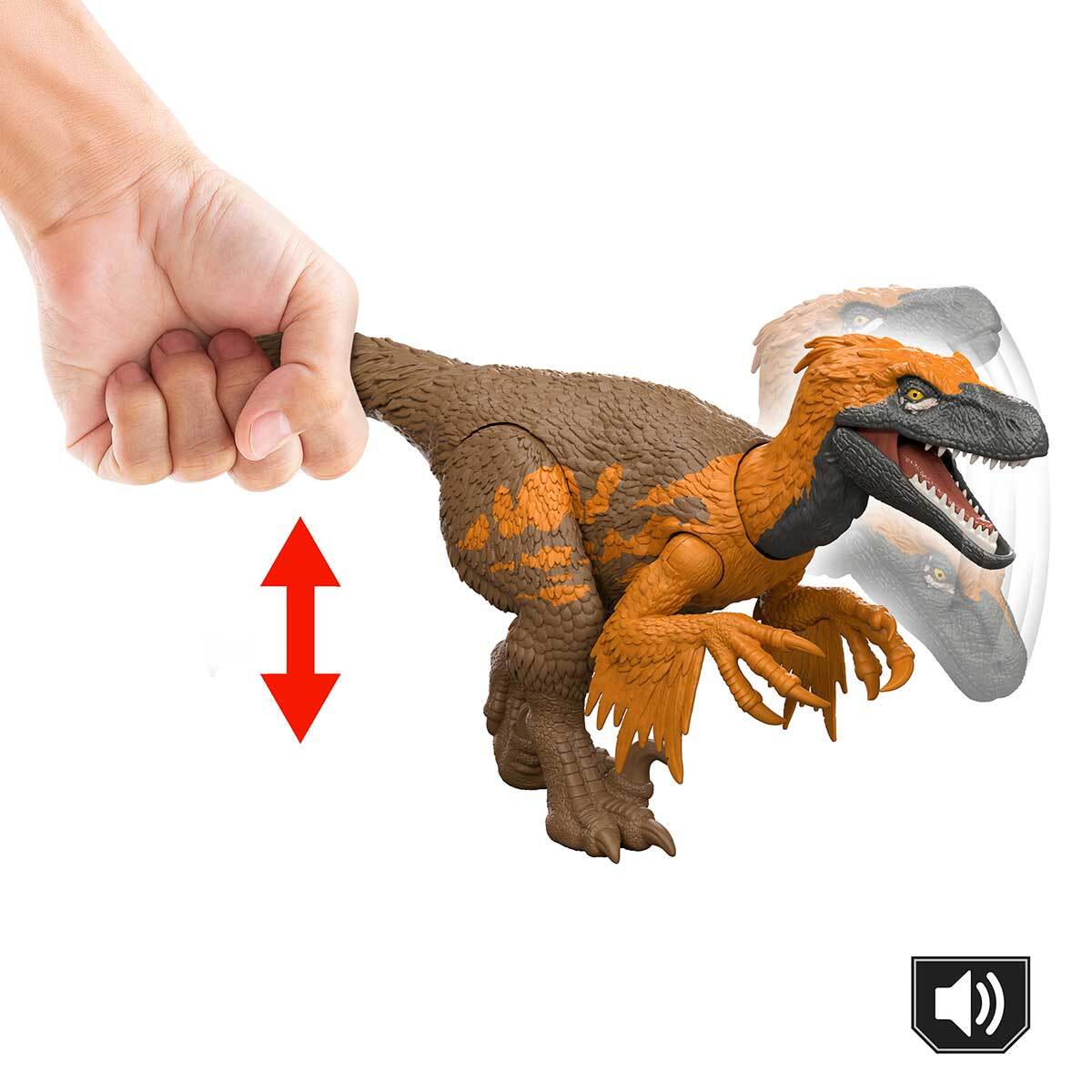 Jurassic World Wild Roar Utahraptor Dinosaur Rebirth