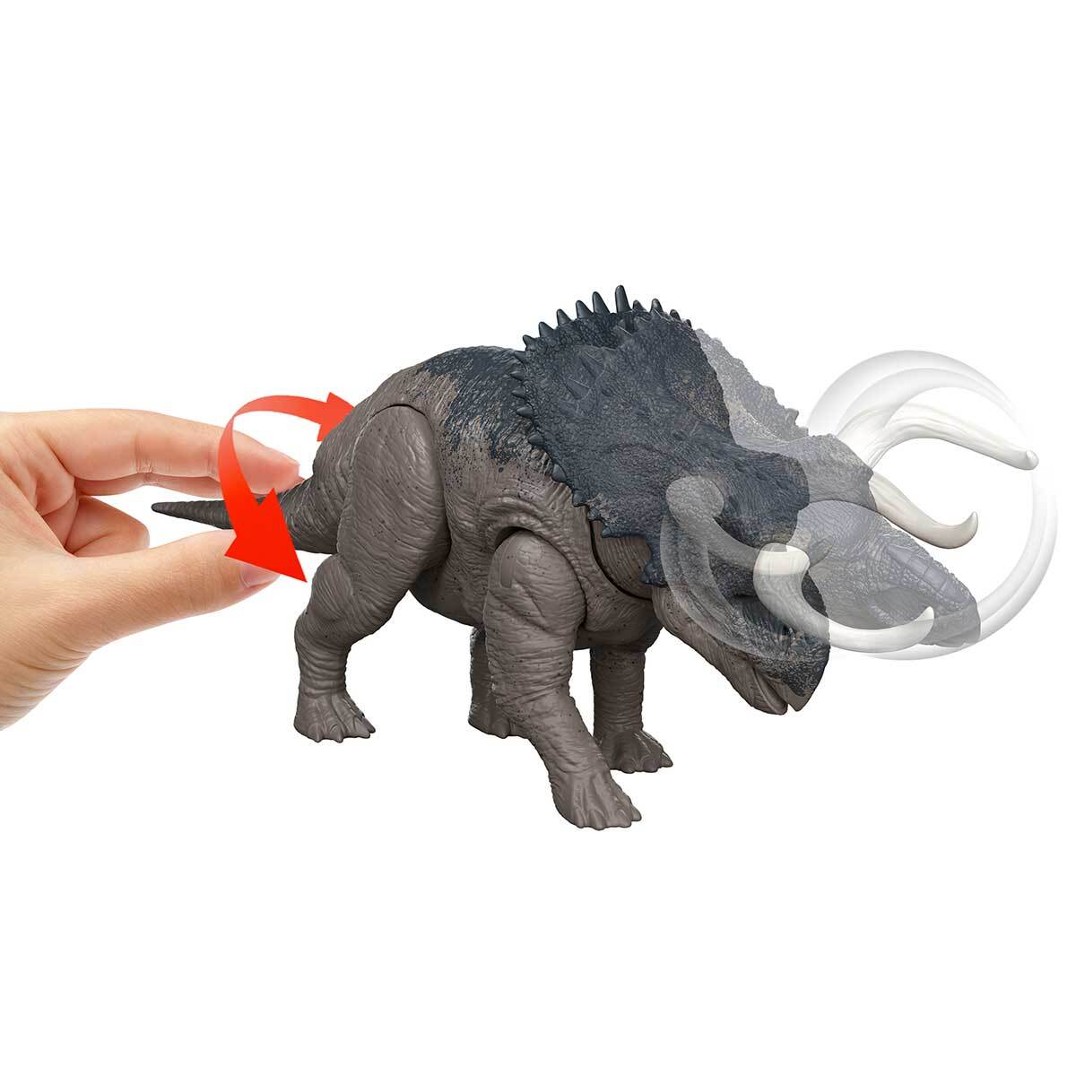 Jurassic World Wild Roar Nasutoceratops Dinosaur Rebirth