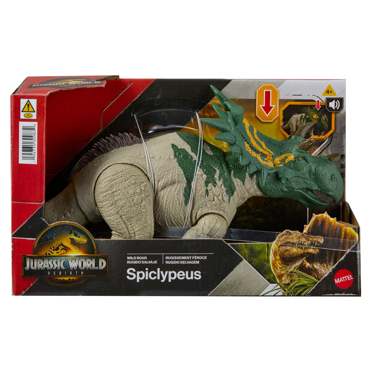 Jurassic World Spiclypeus Dinosaur Figure Rebirth