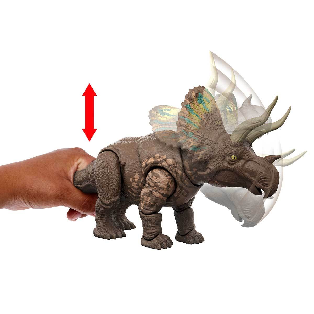 Jurassic World Gigantic Thrashers Eotriceratops Dinosaur Rebirth