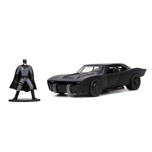 Batman 1:32 Diecast Batmobile with Batman Figure - DC The Batman Movie
