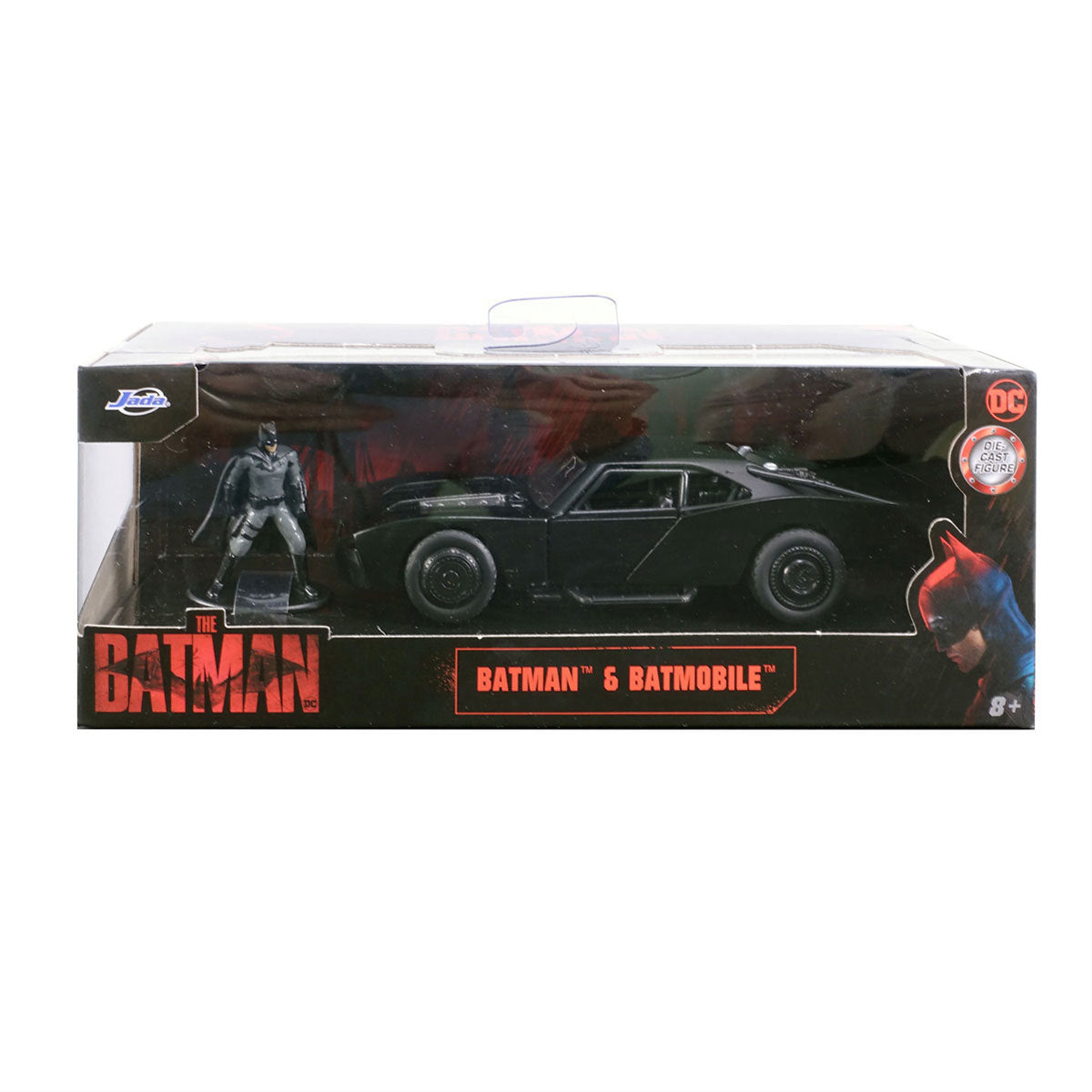 Batman 132 Diecast Batmobile with Batman Figure DC The Batman Movie