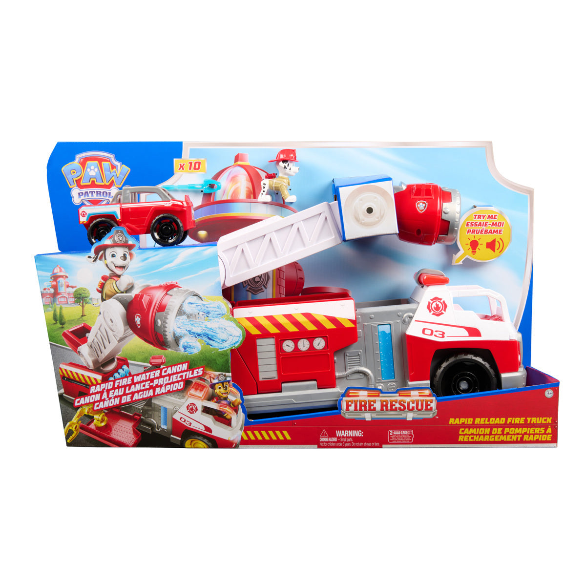 Paw Patrol Rapid Reload Truck Playset Fire Rescue