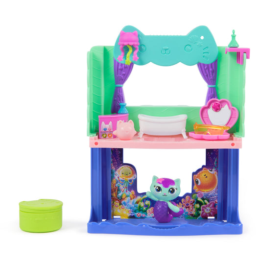 Gabby's Dollhouse MerCat's Spa-wesome Bathroom Playset The Movie