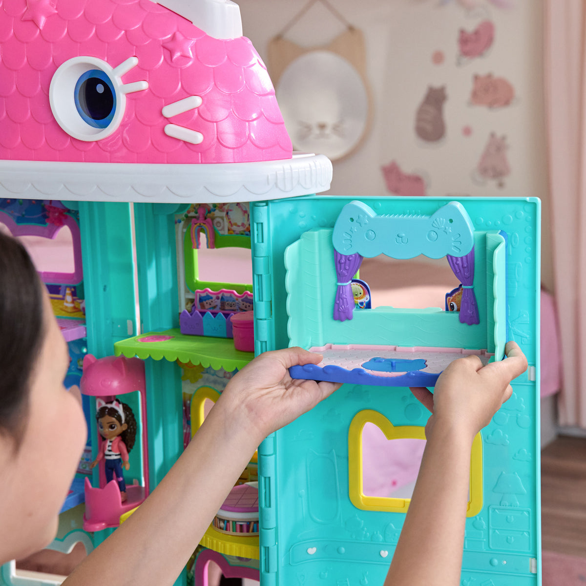 Gabby's Dollhouse MerCat's Spa-wesome Bathroom Playset The Movie