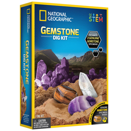 National Geographic Gemstone Dig Science Kit