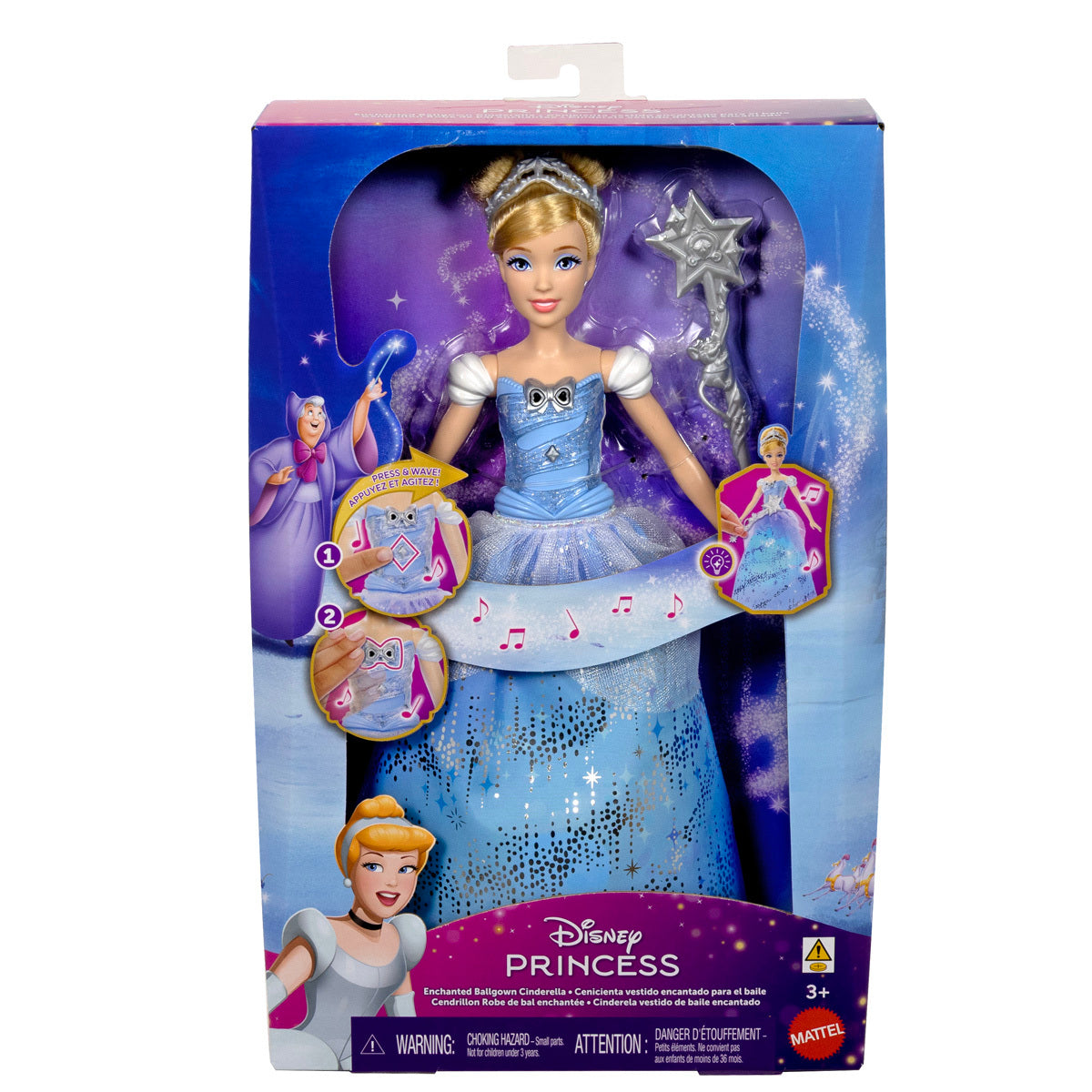 Disney Princess Enchanted Ballgown Cinderella Doll