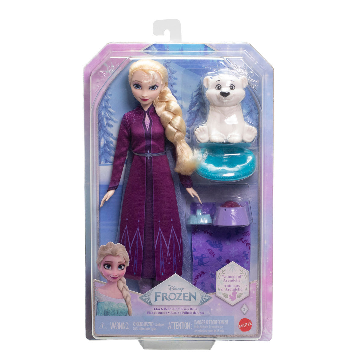 Disney Frozen Elsa and Bear Cub Doll