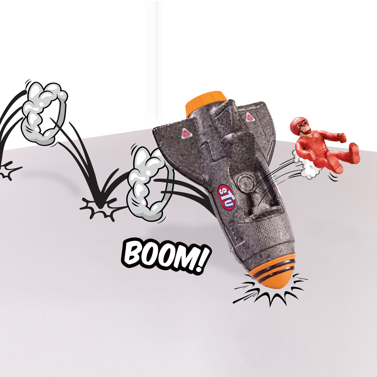 Stuntman Stu Sky Comet Rocket Plane Playset