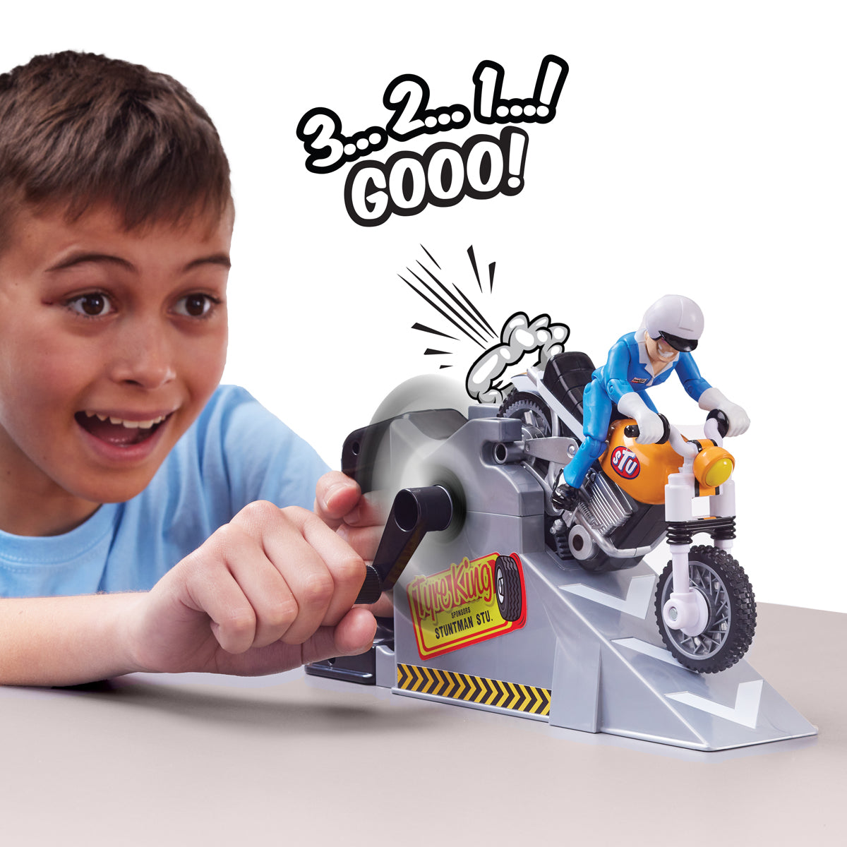Stuntman Stu Nitro Boosh Stunt Bike Playset