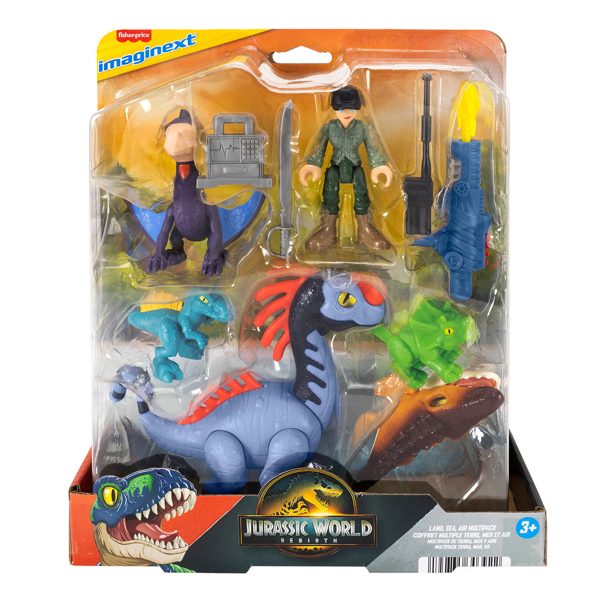 Imaginext 6 Figure Pack Jurassic World Rebirth
