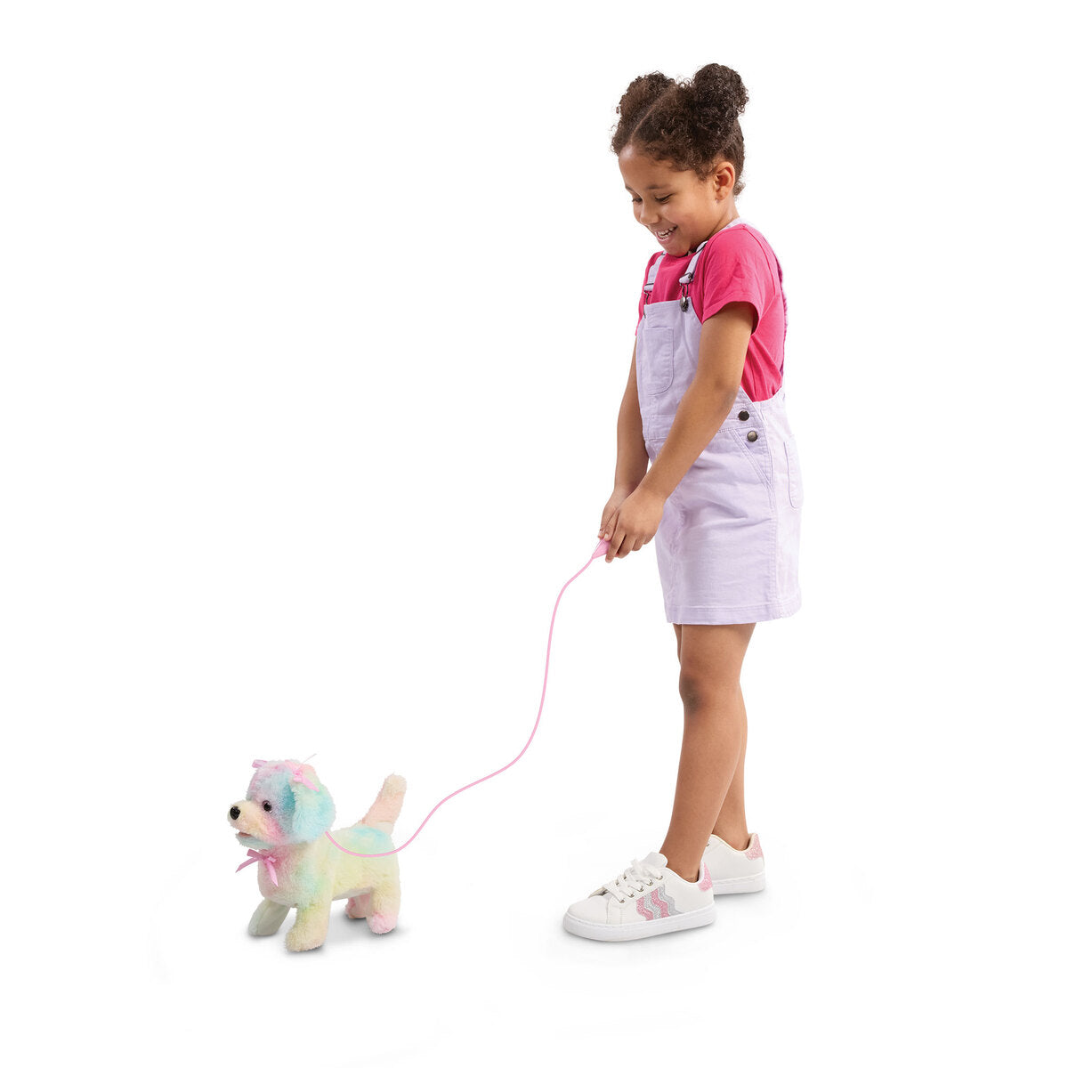 Pitter Patter Pets Walk Along Puppy Tie Dye Poodle Electronic Pet