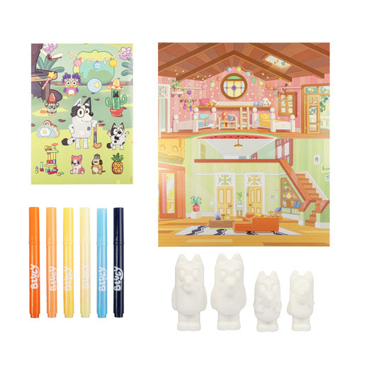 Bluey Colour In Squishems Craft Set