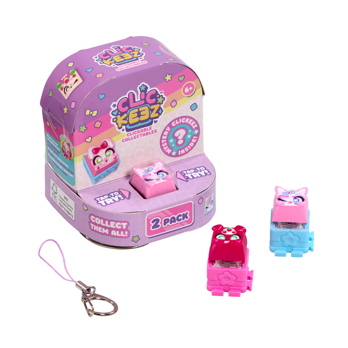 Clickeez Mystery Figure 2 Pack (Styles Vary)