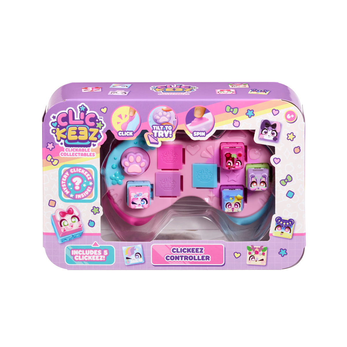 Clickeez Controller Mystery Figure 5 Pack (Styles Vary)