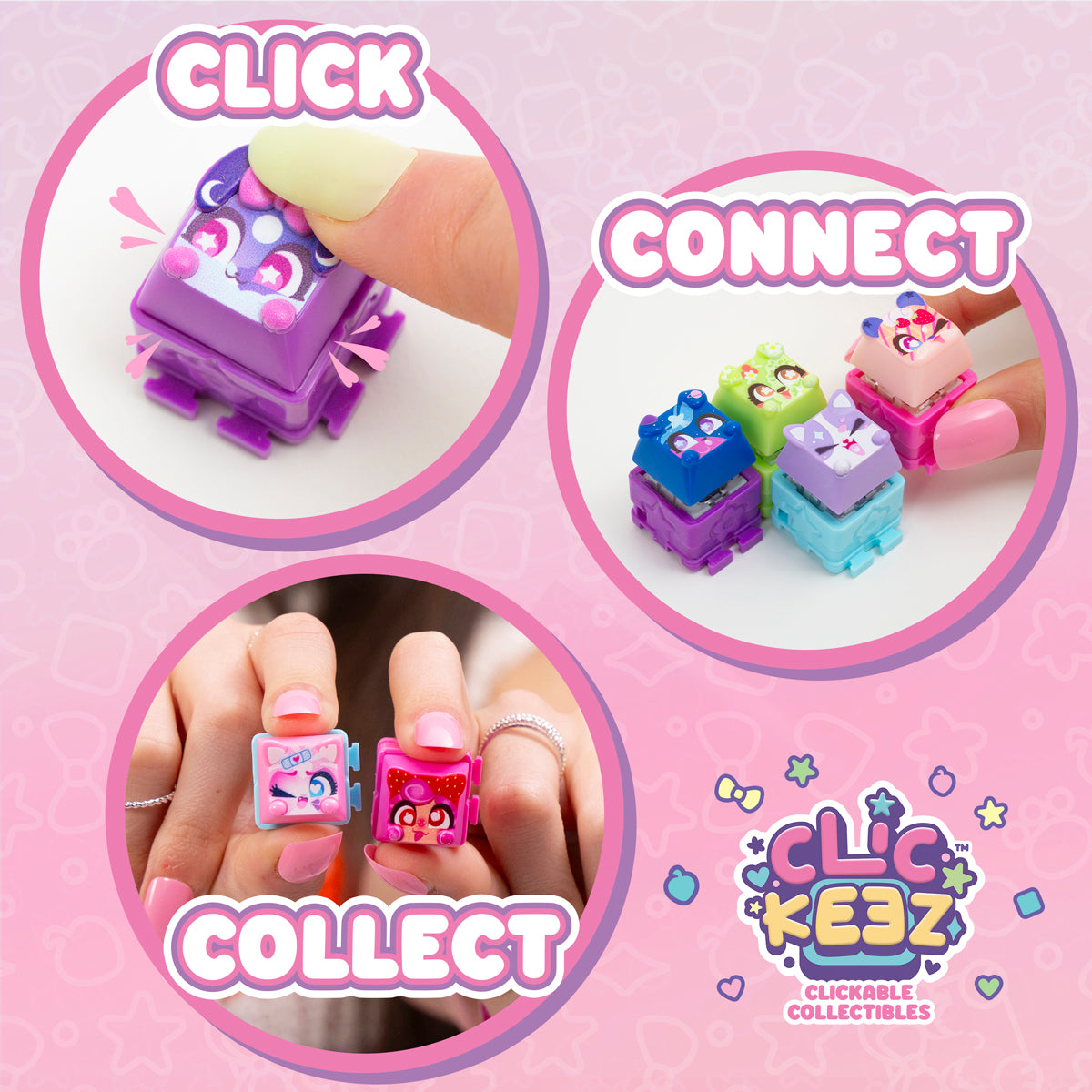 Clickeez Keyboard Mega Mystery Figure Pack (Styles Vary)