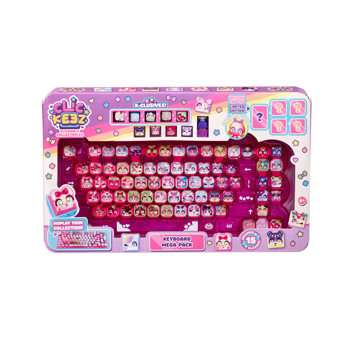 Clickeez Keyboard Mega Mystery Figure Pack (Styles Vary)