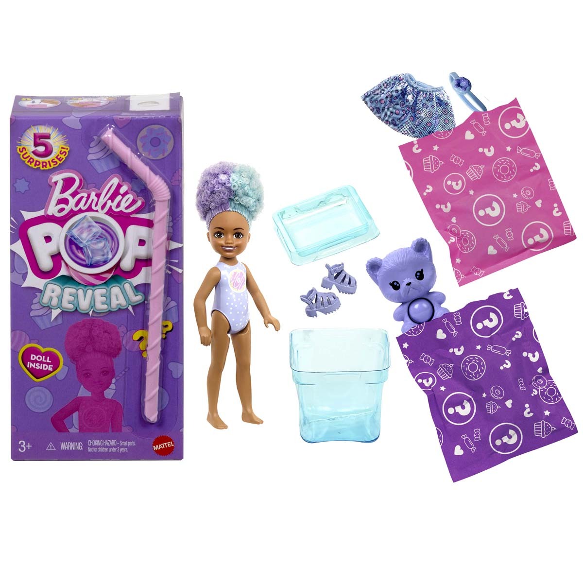 Barbie Chelsea Pop Reveal Doll (Styles Vary)