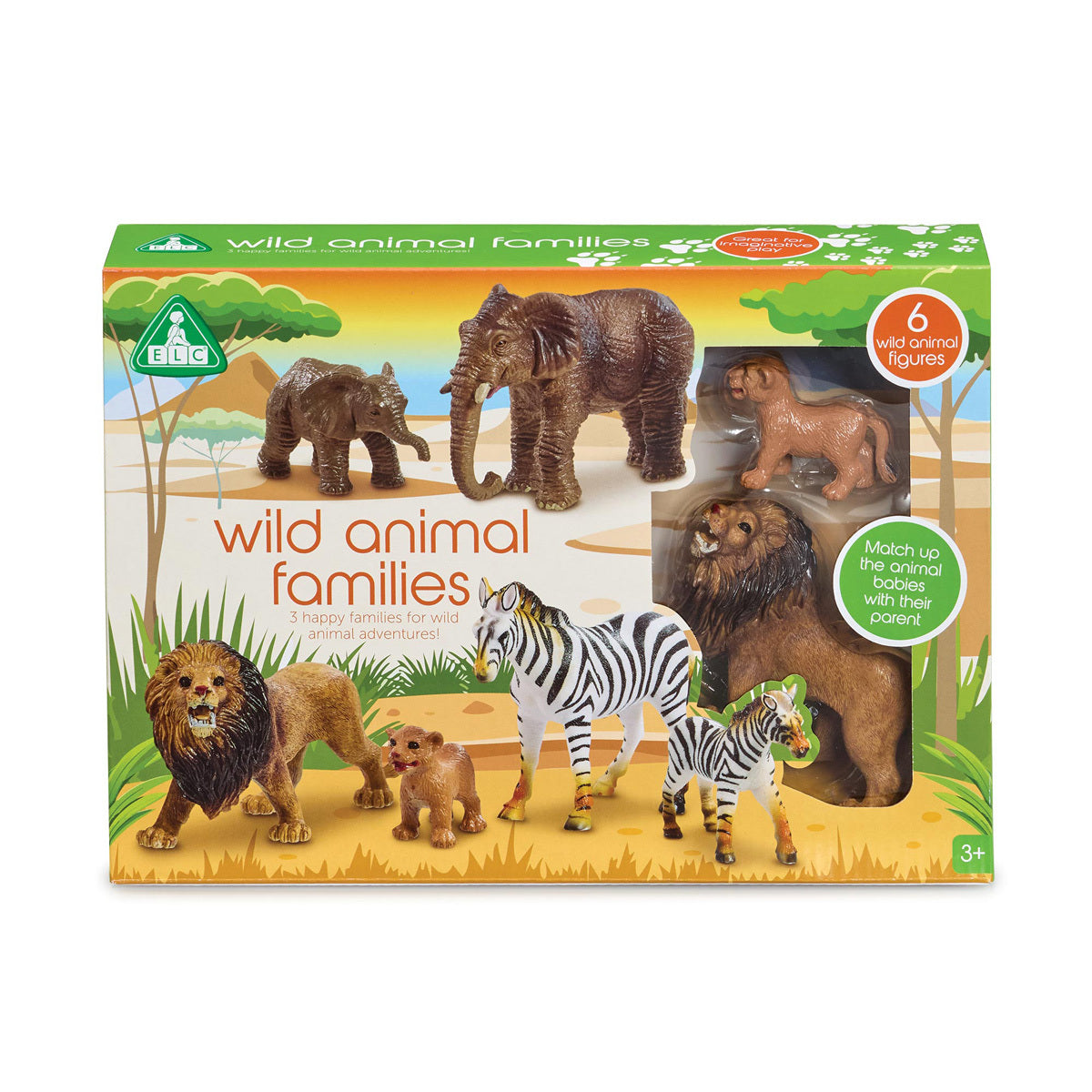 Early Learning Centre Wild Animal Families 6 Figure Pack