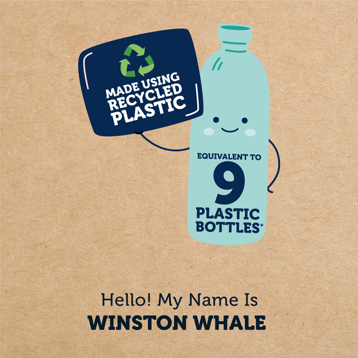 Snuggle Buddies Winston Whale Soft Toy