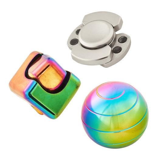 3D Metallic Fidget Spinner (Styles Vary)