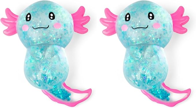 Sugar Axolotl Sensory Squish Fidget Toy (Colors Vary)