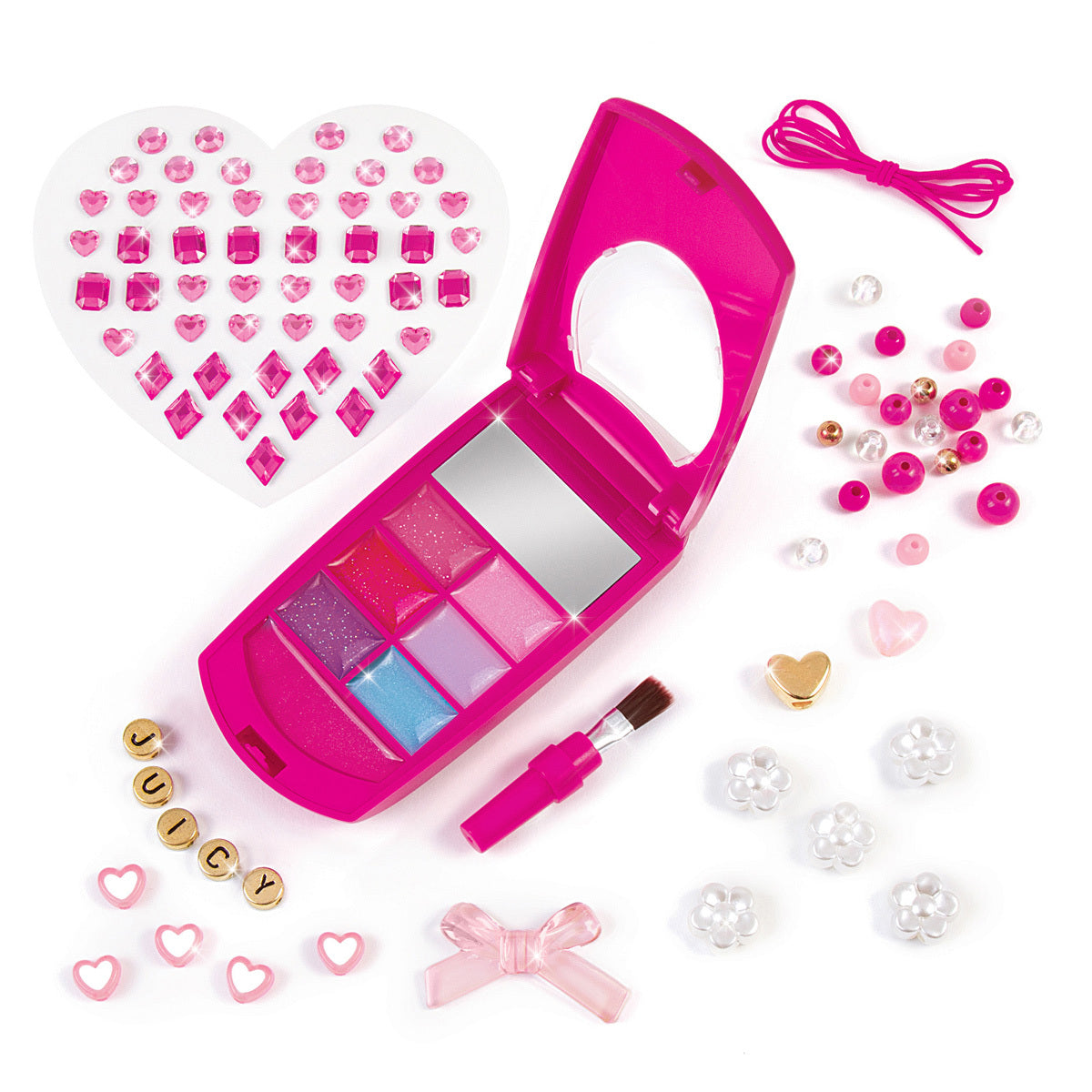 Juicy Couture Lip Gloss Flip Phone Palette Craft Set