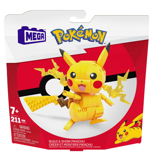 Pokemon Mega Pikachu Build and Show Construction Set