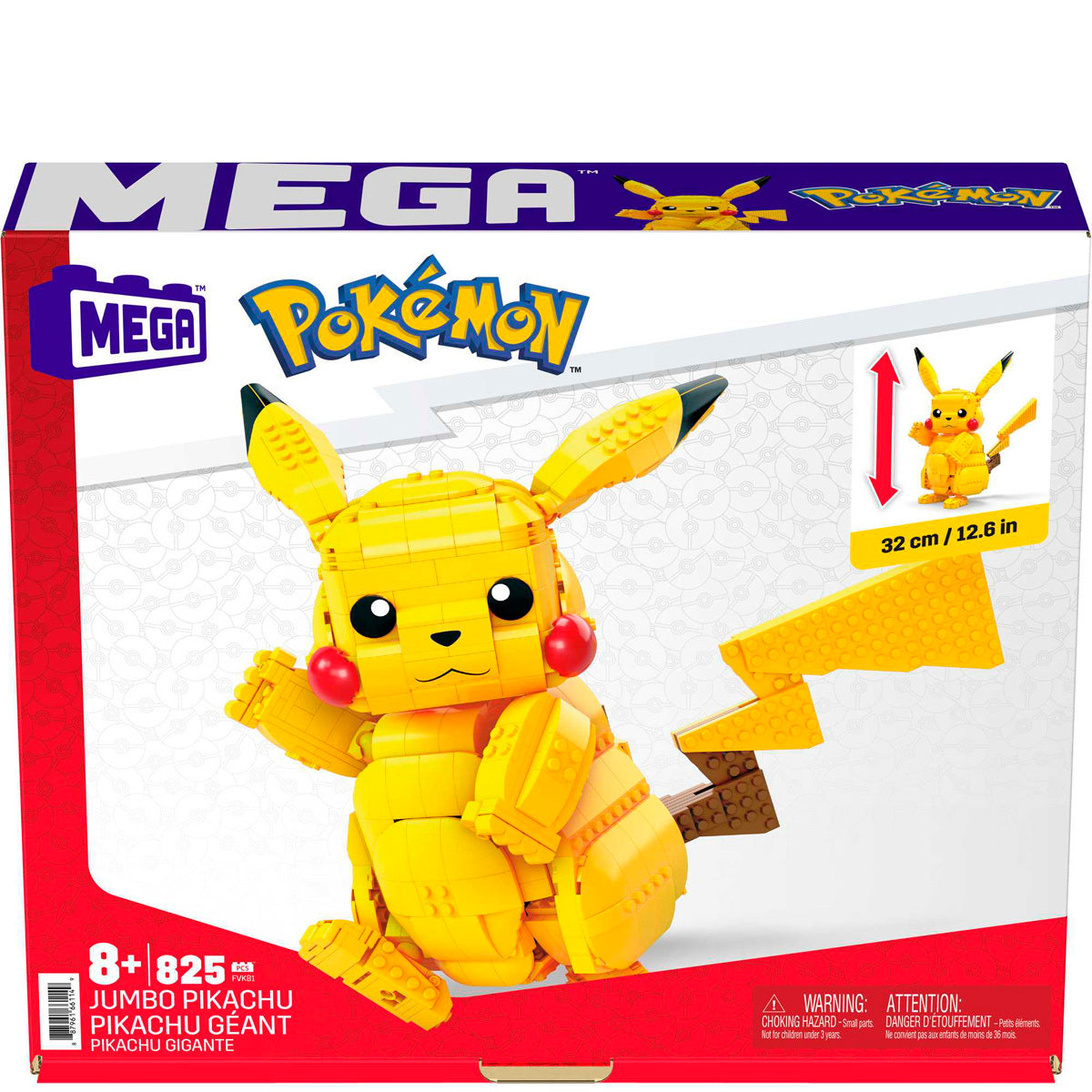 Pokemon Mega Jumbo Pikachu Construction Set