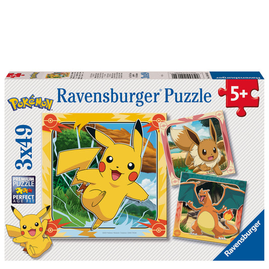 Ravensburger Pokemon 3 x 49 Piece Puzzles