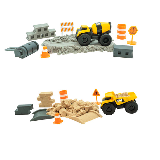 Cat Dig N’ Build Dirt Vehicles Playset