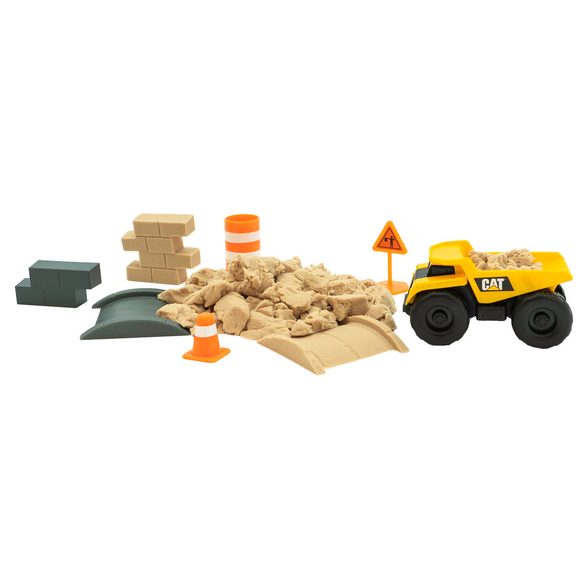 Cat Dig N’ Build Dirt Vehicles Playset