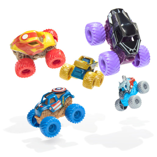 Monster Jam Mini Jams Marvel Super Heroes Vehicle 5 Pack