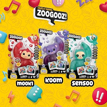 Little Live Pets Hug N' Hang Zoogooz - (Styles Vary)