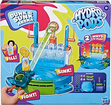 Hasbro Hydro Pods Dunk & Sunk Arena, Water Activated Battle Toy